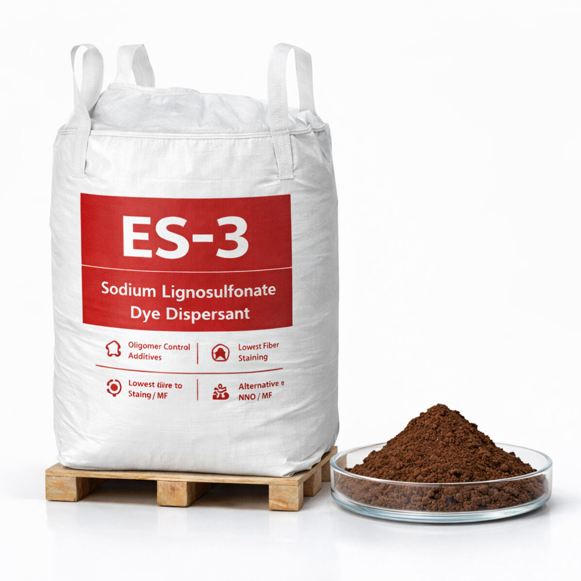 ES-3 Lignosulfonato sódico Dispersante de colorantes